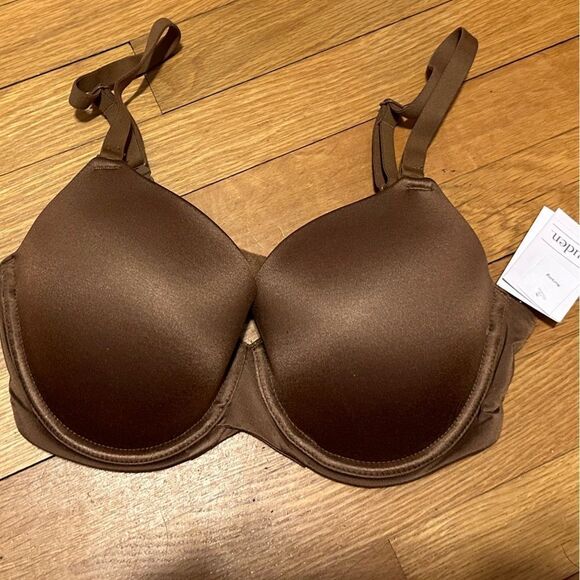 Auden 34D 3PK brown push up padded nursing bra maternity - Picture 3 of 5